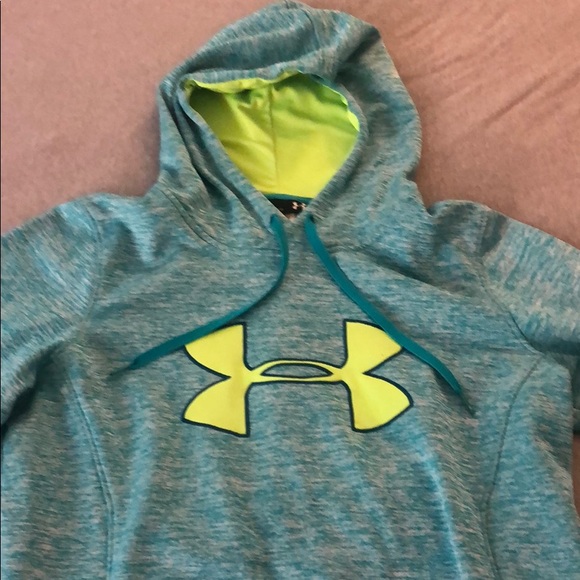 Teal Under Armor Hoodie - Picture 3 of 3